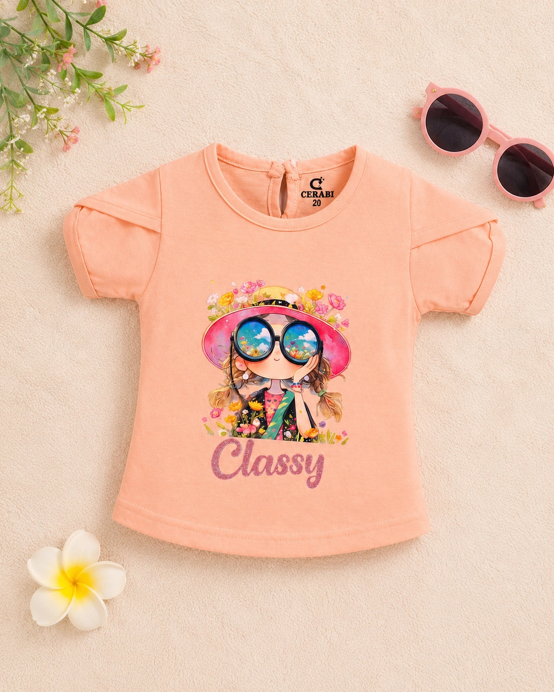 Classy Aqua Blue Cotton T-Shirt & Shorts Set