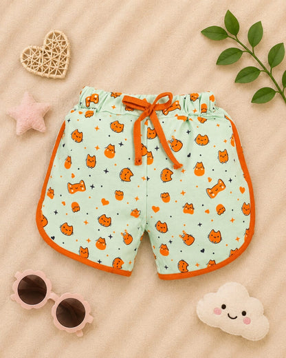 Fun Printed Cotton Shorts – Pack of 3