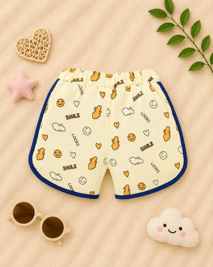 Fun Printed Cotton Shorts – Pack of 3