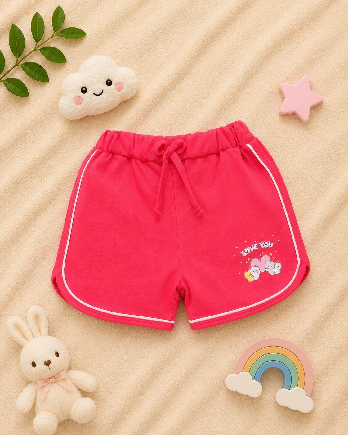 Playful Cotton Shorts – Pack of 3