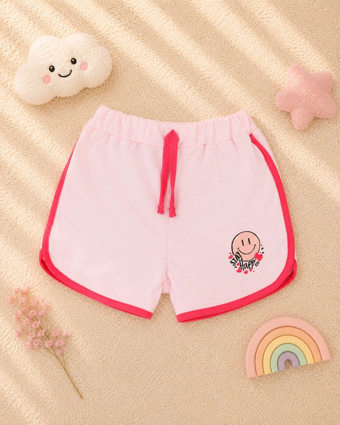 Dreams & Happiness Cotton Shorts – Pack of 3