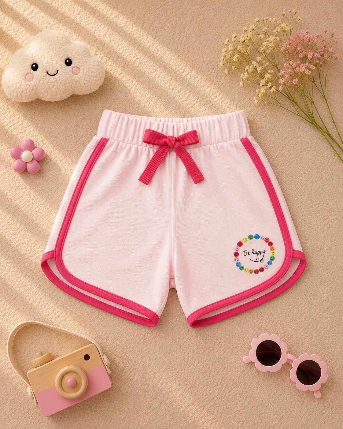 Happy & Playful Cotton Shorts – Pack of 3