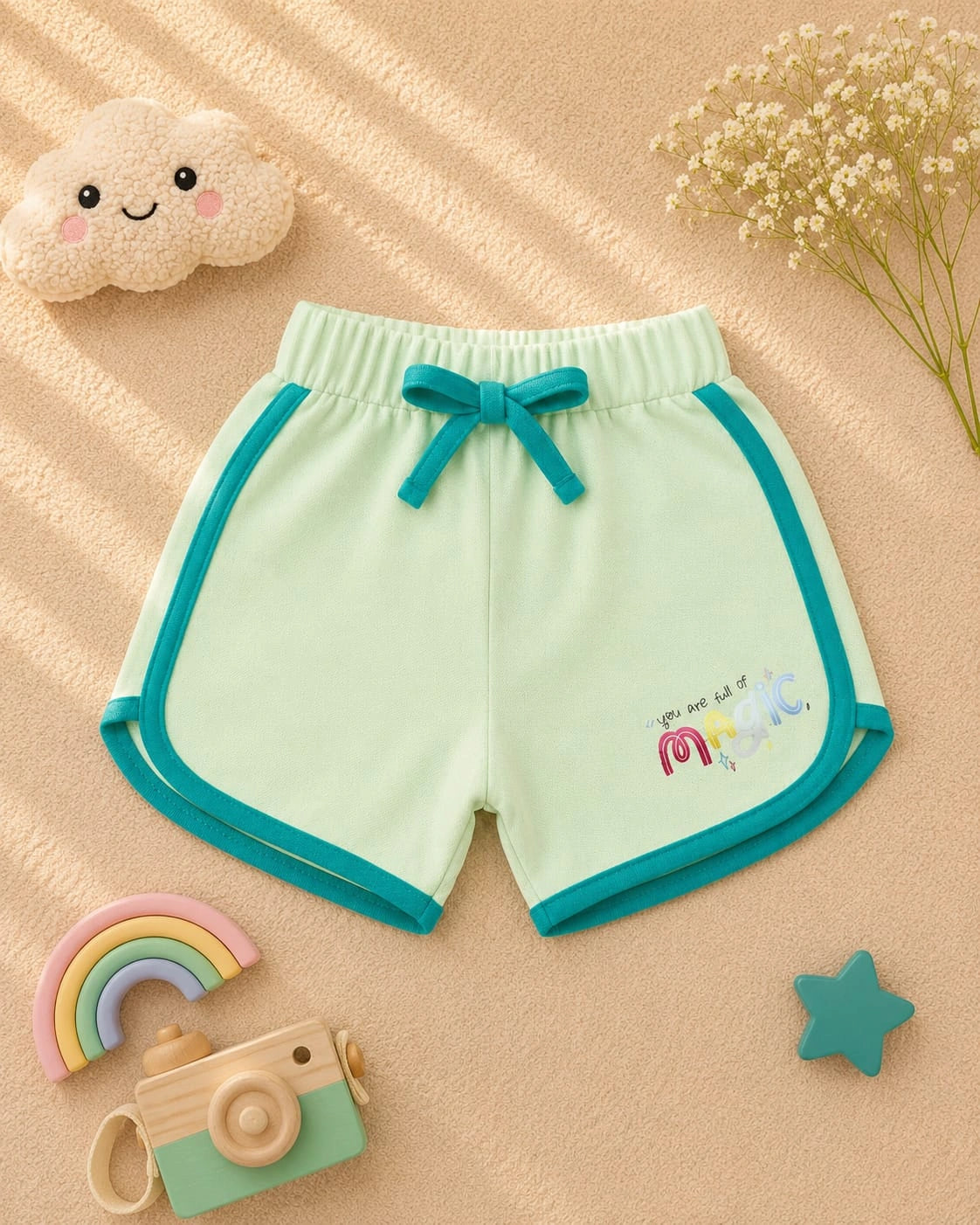 Happy & Playful Cotton Shorts – Pack of 3