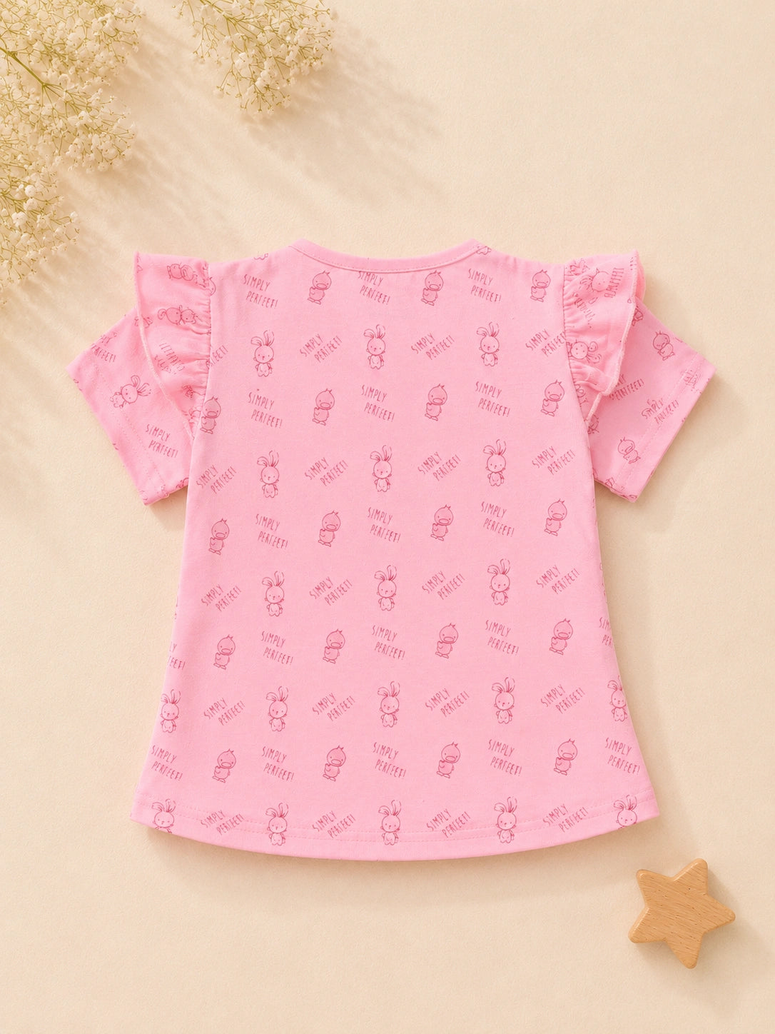 Pretty Prints Girls’ Cotton T-Shirt – Pack of 3