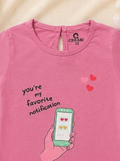 Happy Little Moments Girls’ Cotton T-Shirt – Pack of 3
