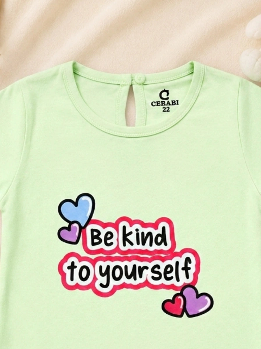 Happy Little Moments Girls’ Cotton T-Shirt – Pack of 3
