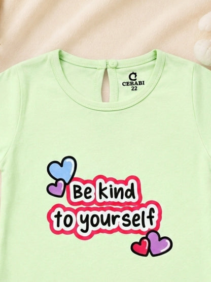 Happy Little Moments Girls’ Cotton T-Shirt – Pack of 3